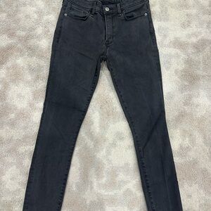 Abercrombie & Fitch Women's Dark Gray Skinny Jeans
